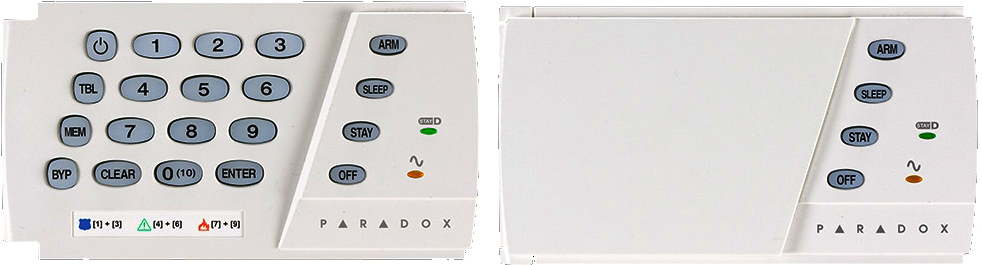 BURGLAR ALARM KEYPAD