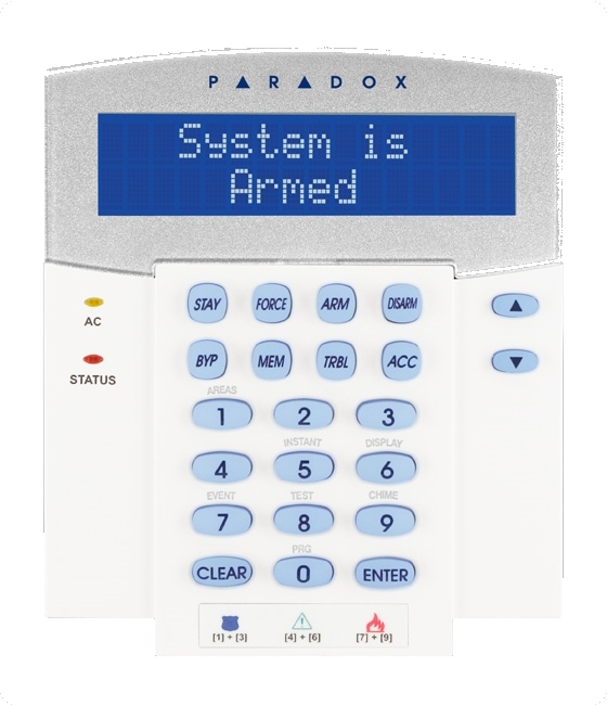 BURGLAR ALARM KEYPAD