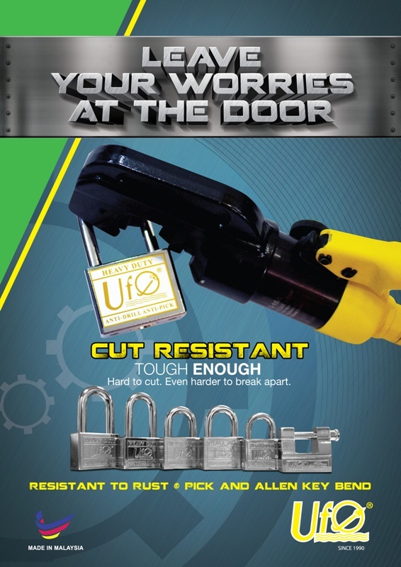 UfO Heavy Duty padlock with patent 工业型系列挂锁