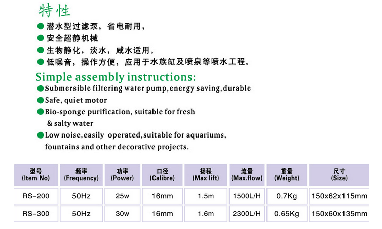 Multi-Functional Pump - 200, 300