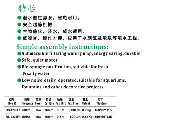 Multi-Functional Pump - 1200 FA