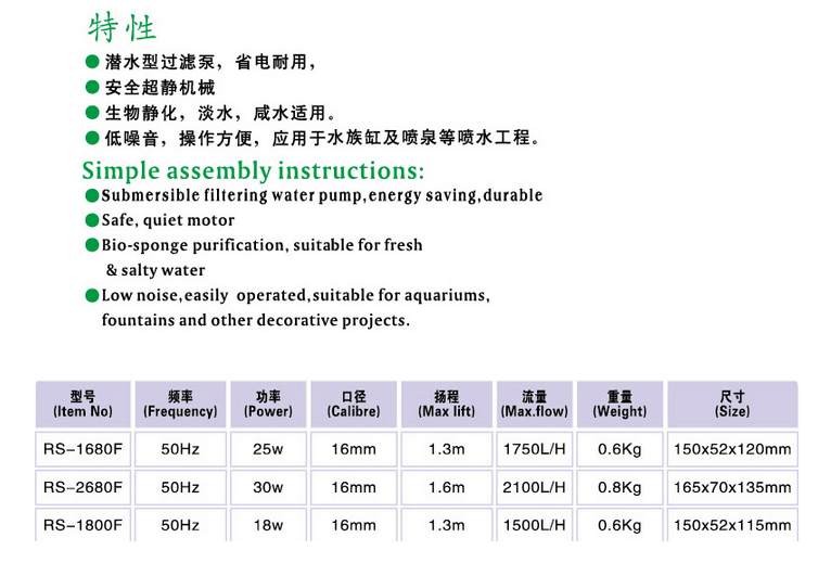 Multi-Functional Pump - 2680F