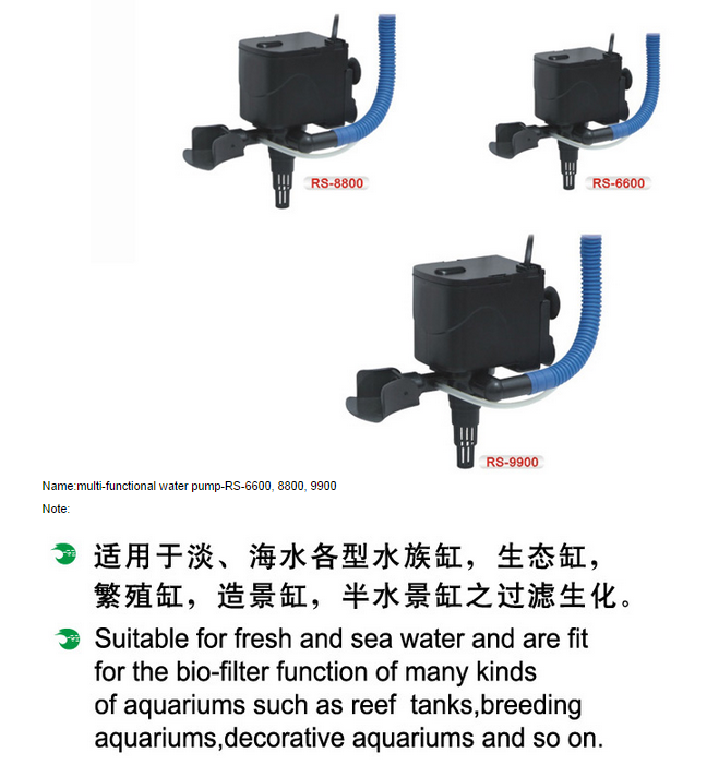 Multi-Functional Pump - 6600, 8800, 9900