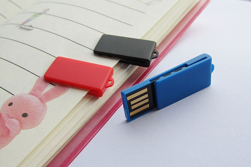 Fancy Plastic Paper Clip USB