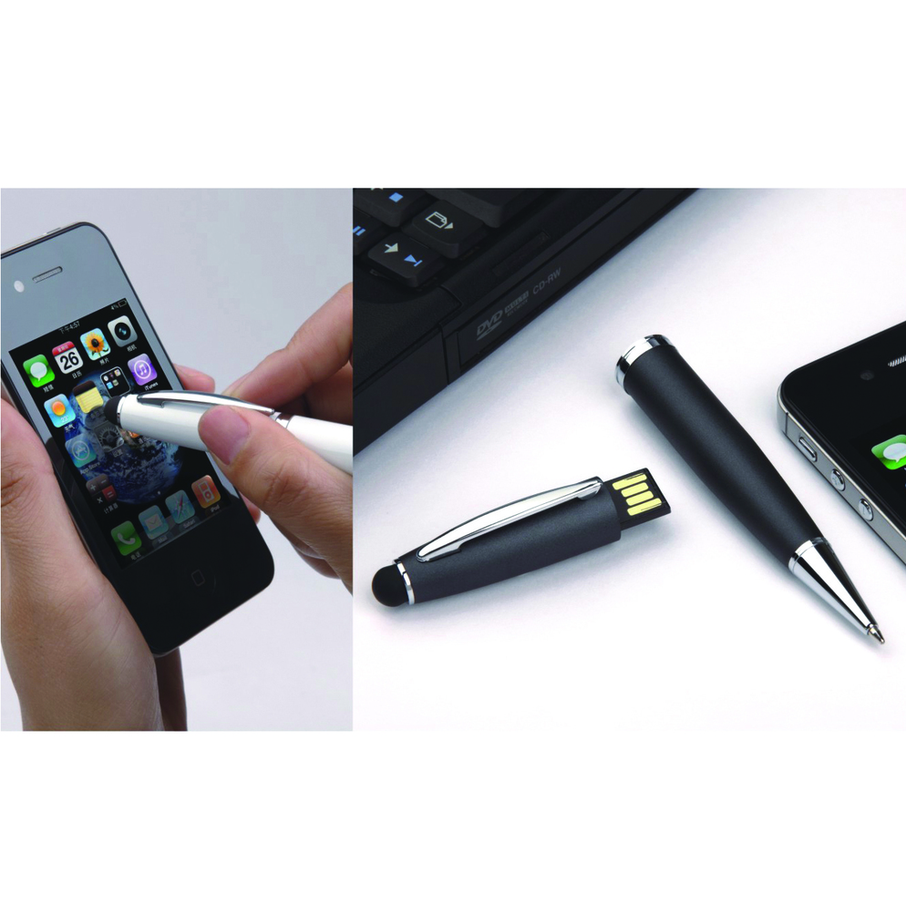 3 in 1 Pen & USB & Touch Screen Stylus