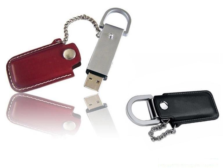 Chain PU Leather USB