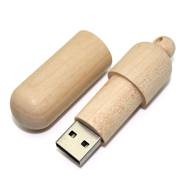 Tube Wooden USB