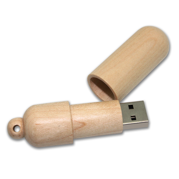 Tube Wooden USB