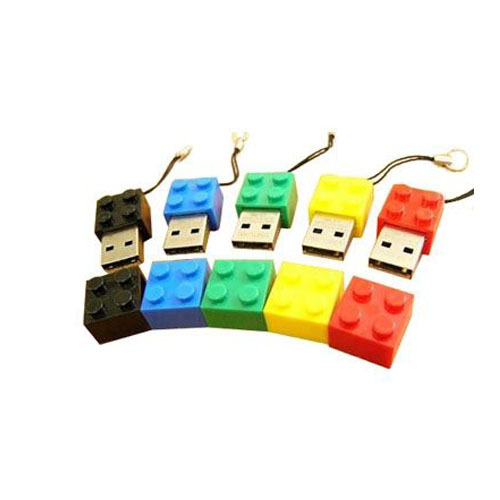 Rubberised USB - Lego