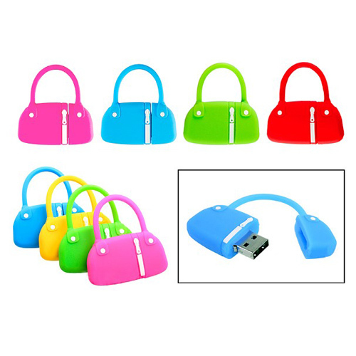 Rubberised USB - Shopping Bag