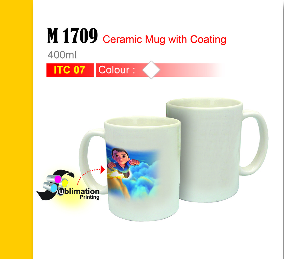 M1709 CERAMIC MUG WITH COATING