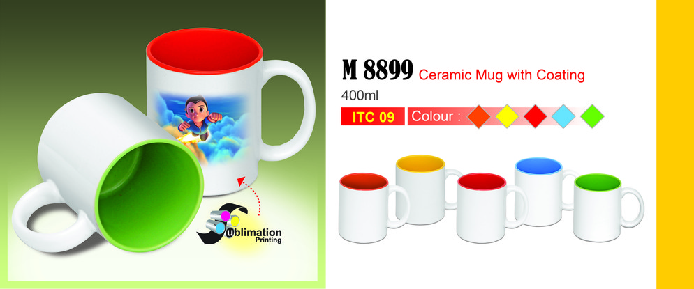 M8899 CERAMIC MUG WITH COATING