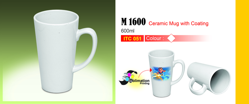 M1600 CERAMIC MUG WITH COATING