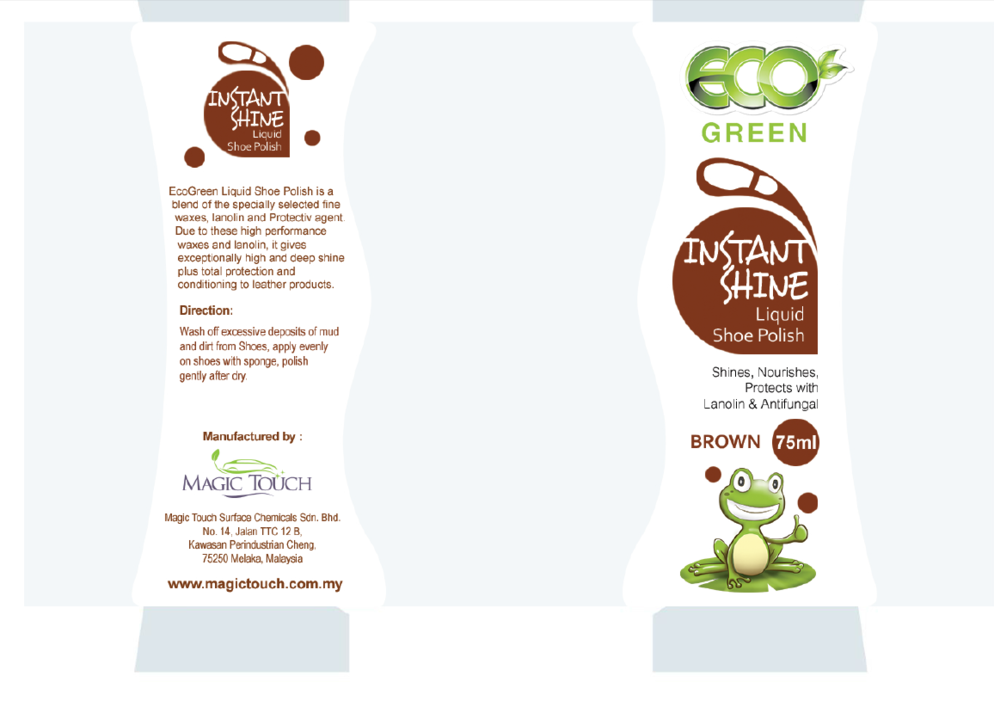 Liquid Shoe Polish Shoe Care Magic Touch Surface Chemicals Sdn Bhd