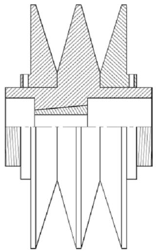 Uni-Drive Taper-Bushing Adjustable Pitch Pulleys