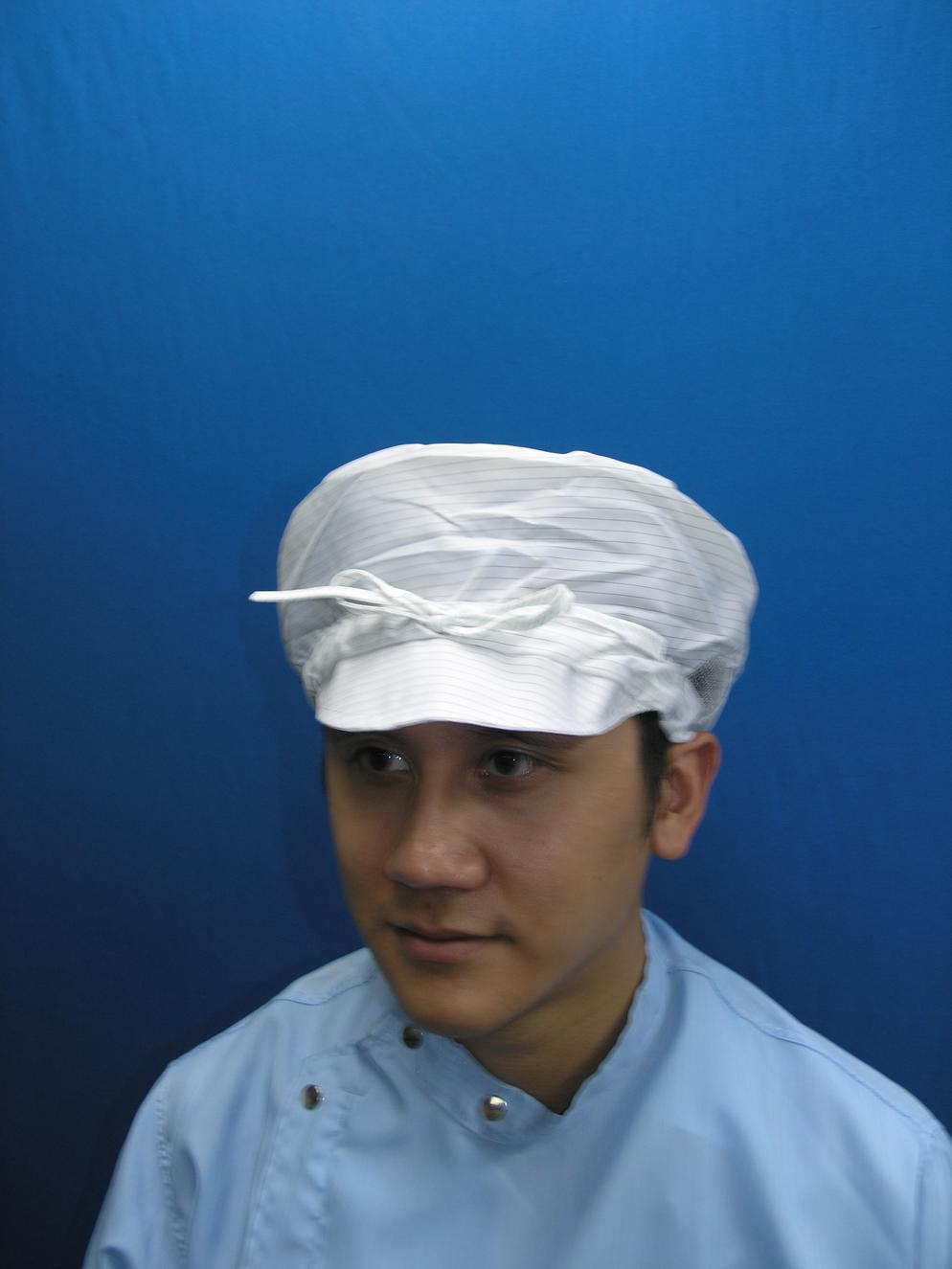 Cleanroom Lintfree Antistatic Cap With Ribbon