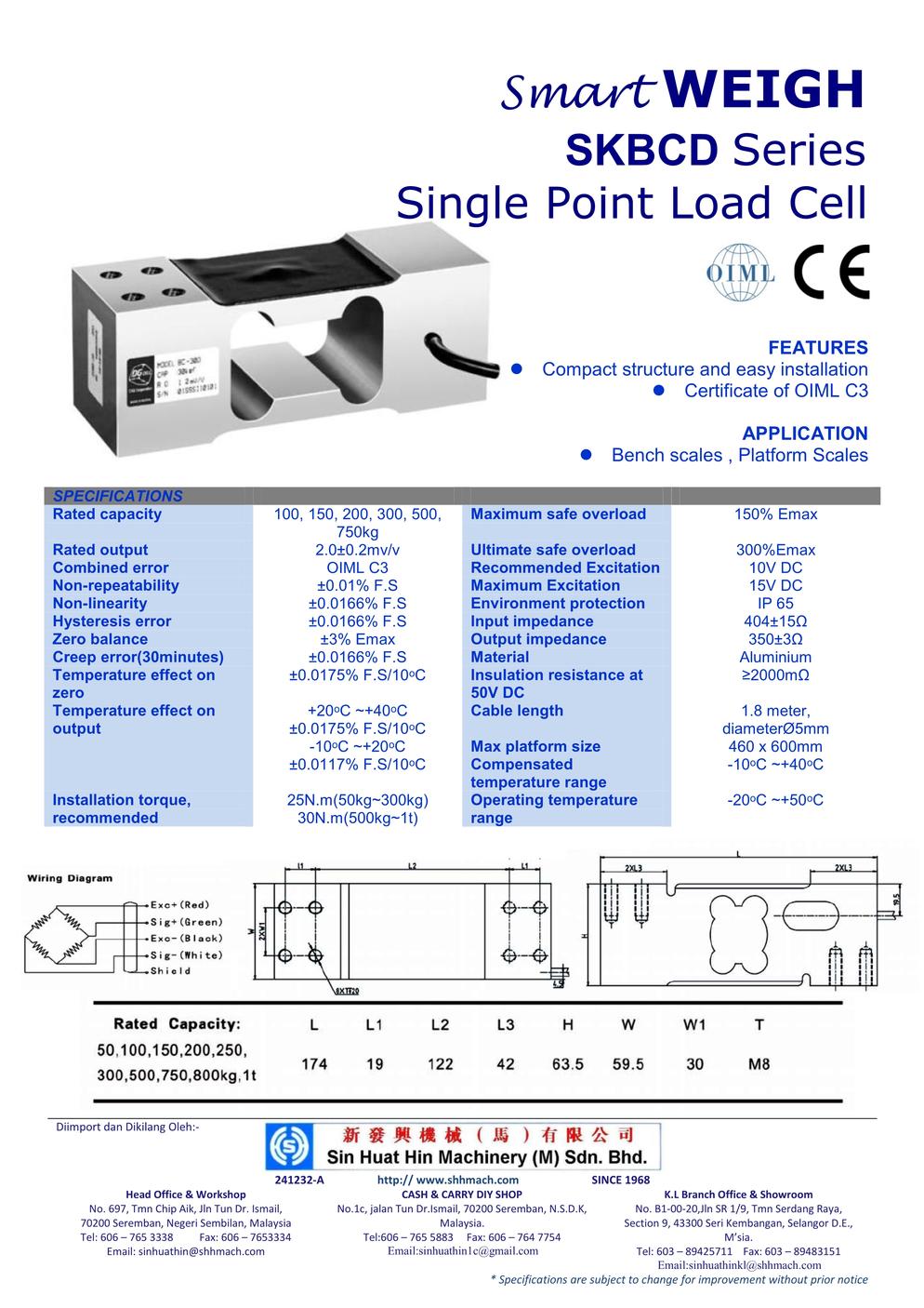 Single Point Load Cell