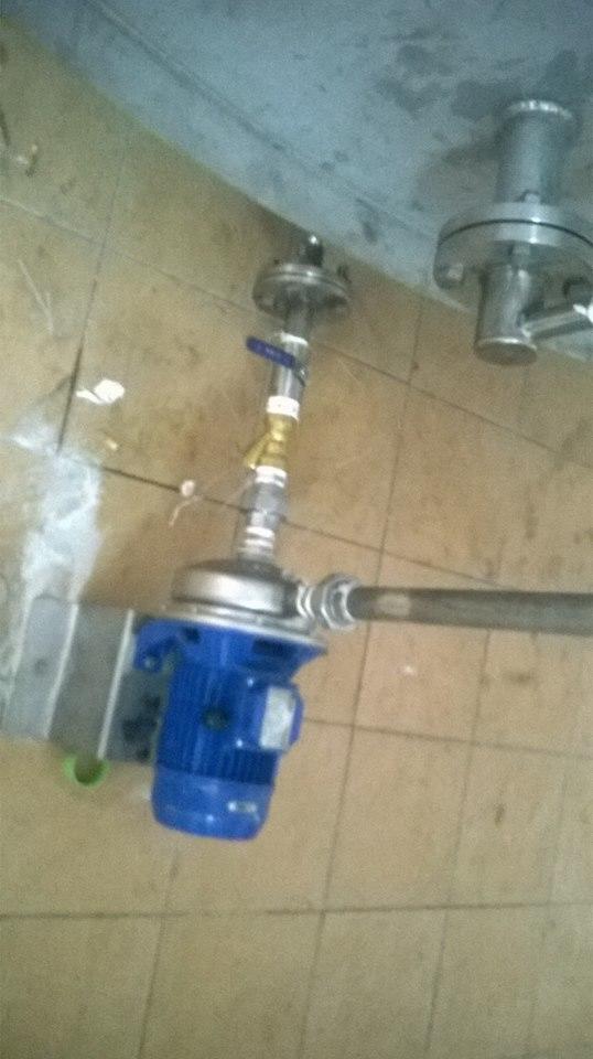 Stainless Steel Industrial Tank Piping Installation