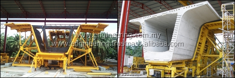 Special Crossing Segment Mould and Precast