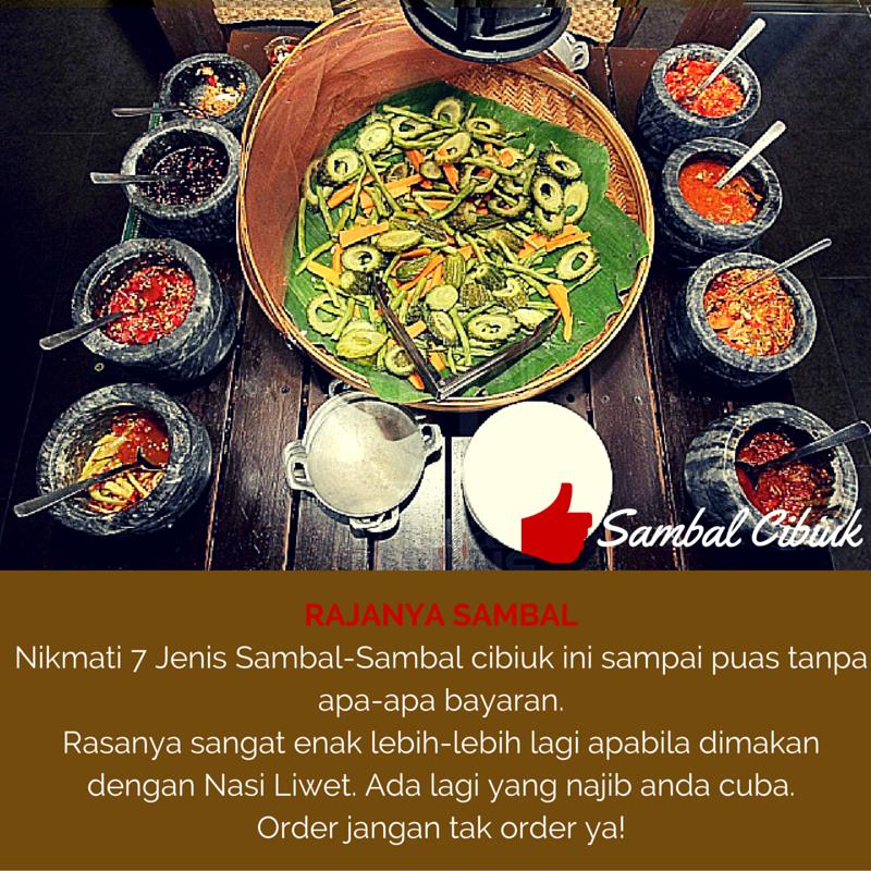 7 JENIS SAMBAL GRATIS/FREE ( CHEF REKOMENDASI )