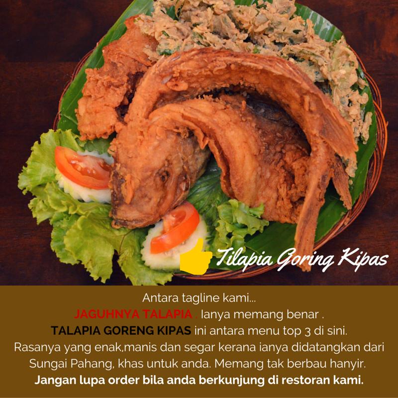 Talapia Goreng Kipas ( chef rekomendasi )