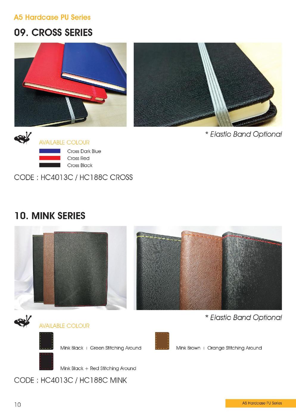 A5 HARDCASE PU SERIES - CROSS & MINK