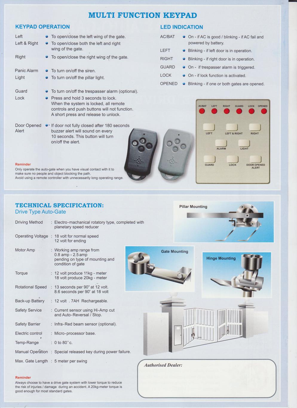 Auto Gate System
