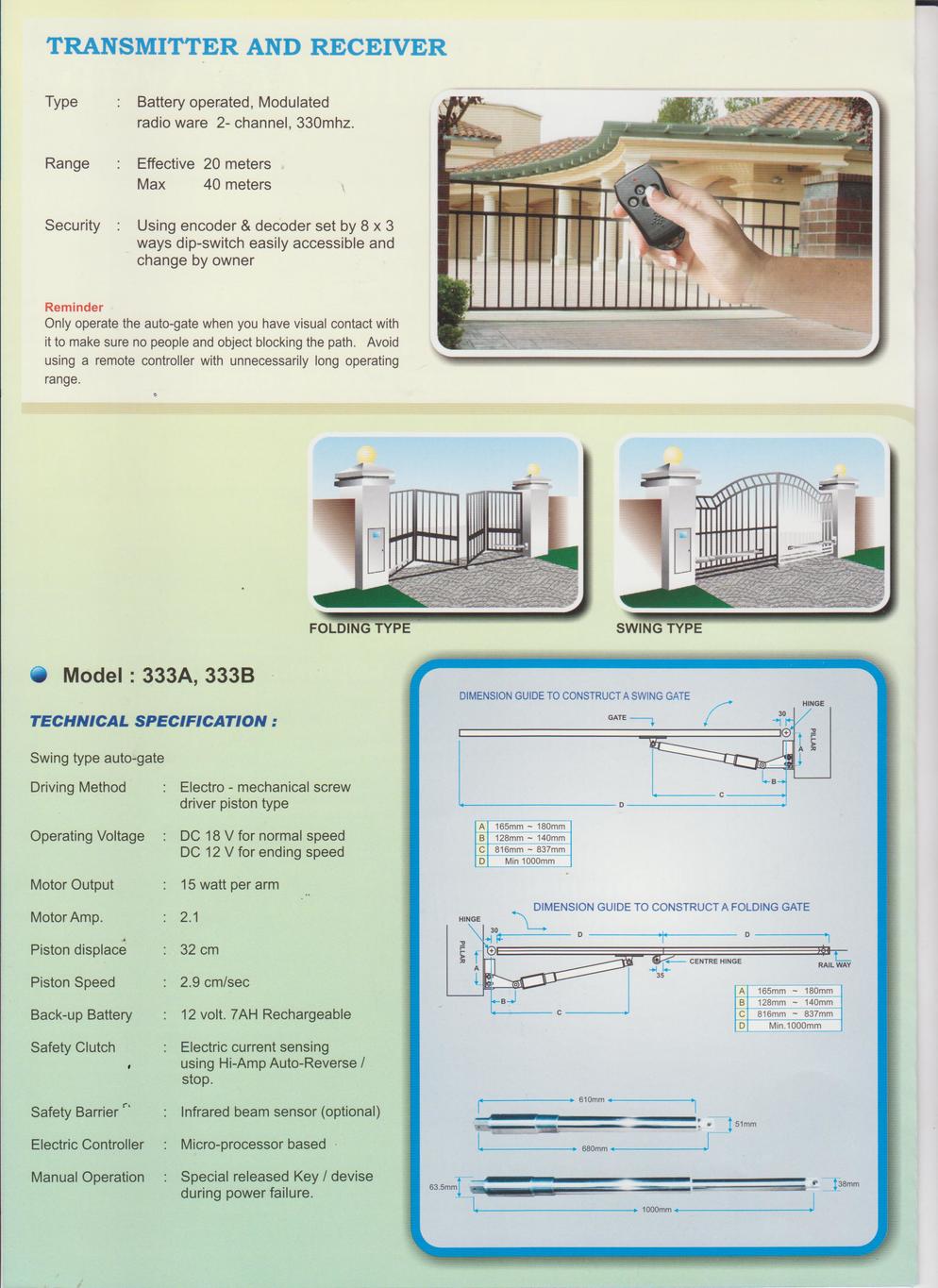 Auto Gate System