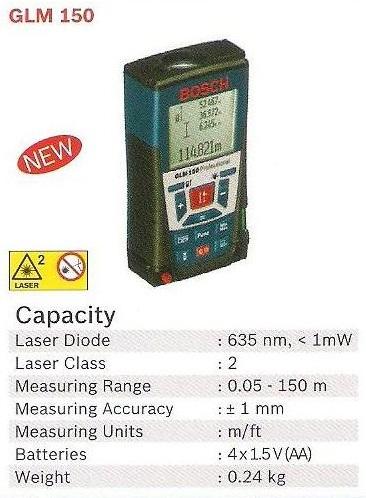 Laser Rangefinder, GLM 150