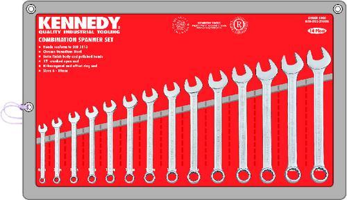 KEN-582-2960K, Combination Spanner Set (14pcs)