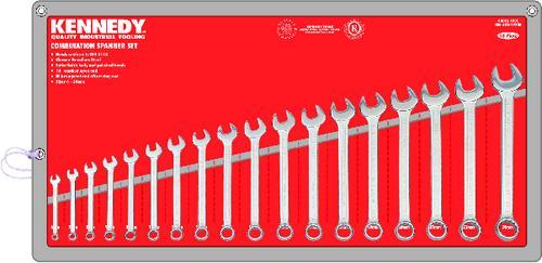 KEN-582-2970K, Combination Spanner Set (18pcs)