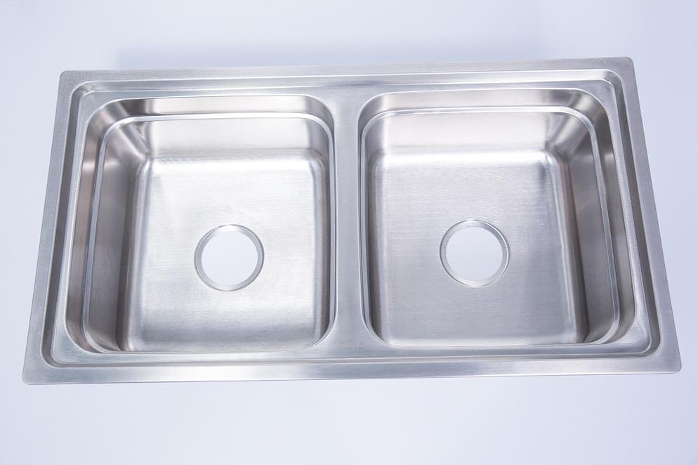 2 Bowl Stainless Steel Sink (MB8144))