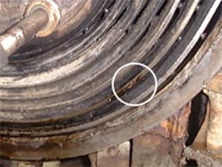 The crack is localized and accessibility for repair must reachable for welding purpose