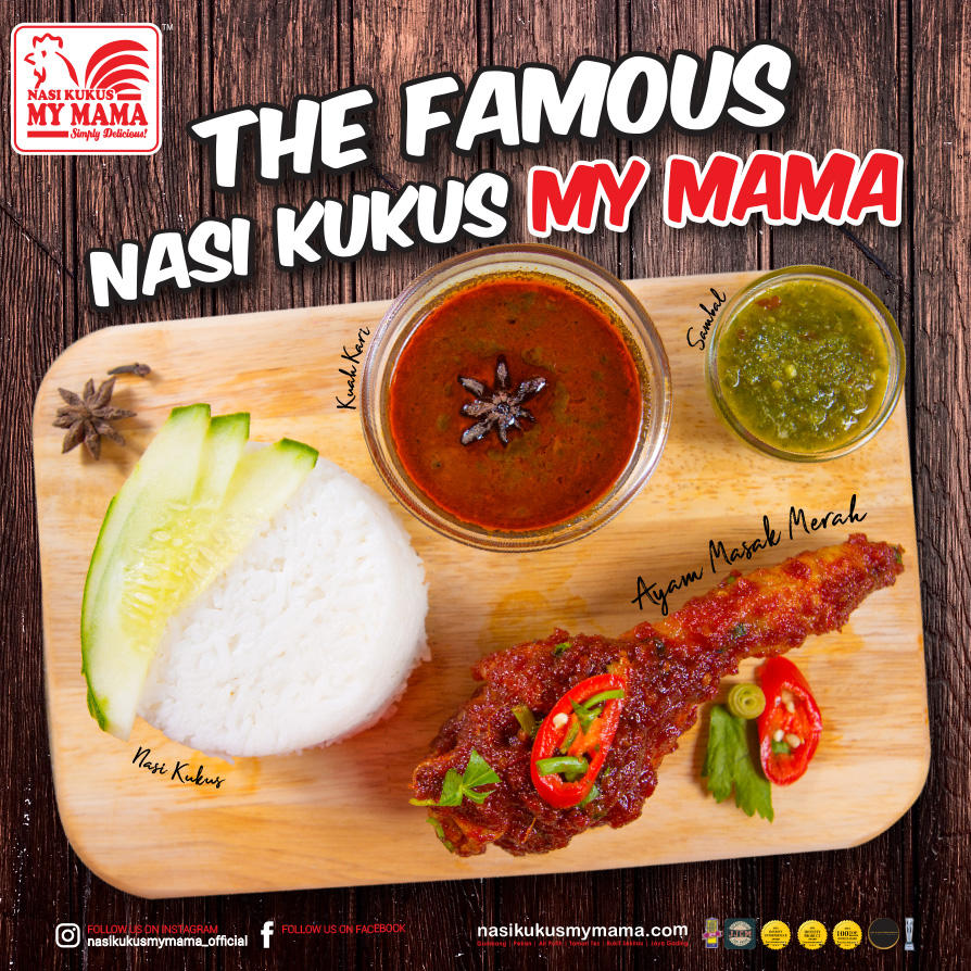 Nasi Kukus My Mama Ayam Merah Regular Nasi Kukus My M