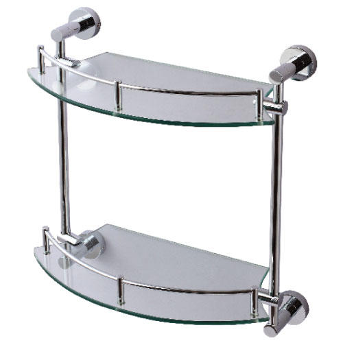 2-Layers Glass Shelf (RBA-SU-GS2-SS)