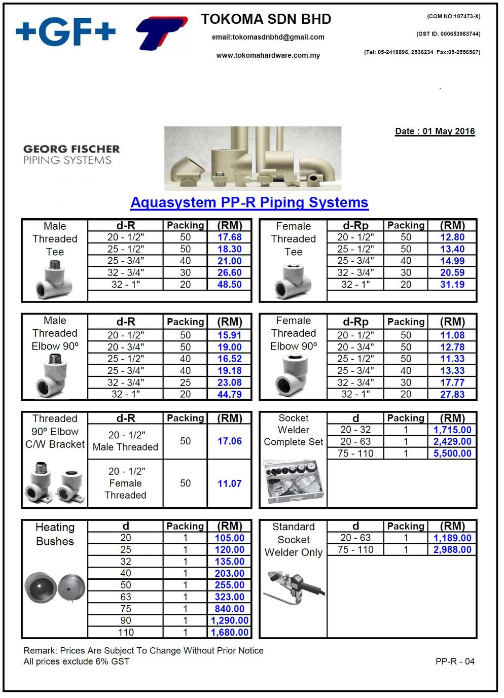 TOKOMA Perak Products Catalogue