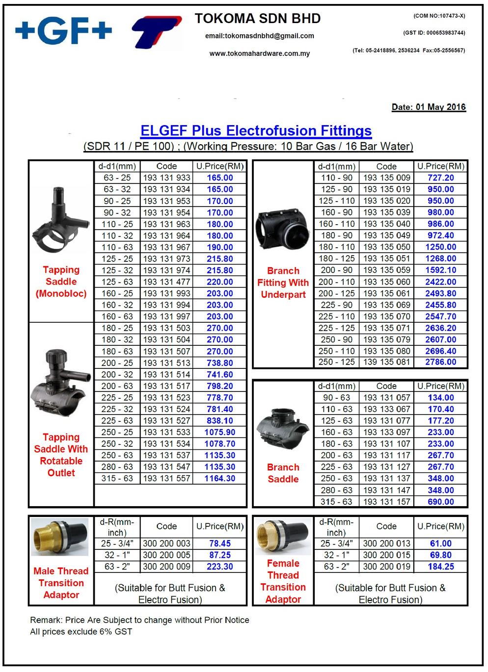 Buy products from TOKOMA Perak