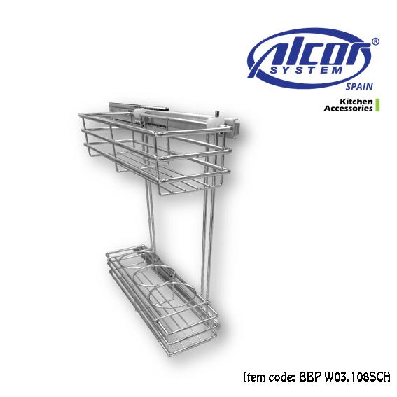 Alcor System 2-Tier Multi Purpose Basket