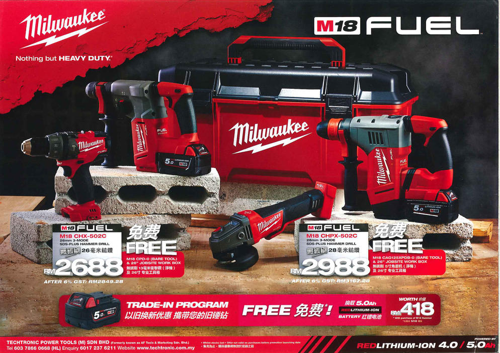M18 CHX-502C / M18 CHPX-502C