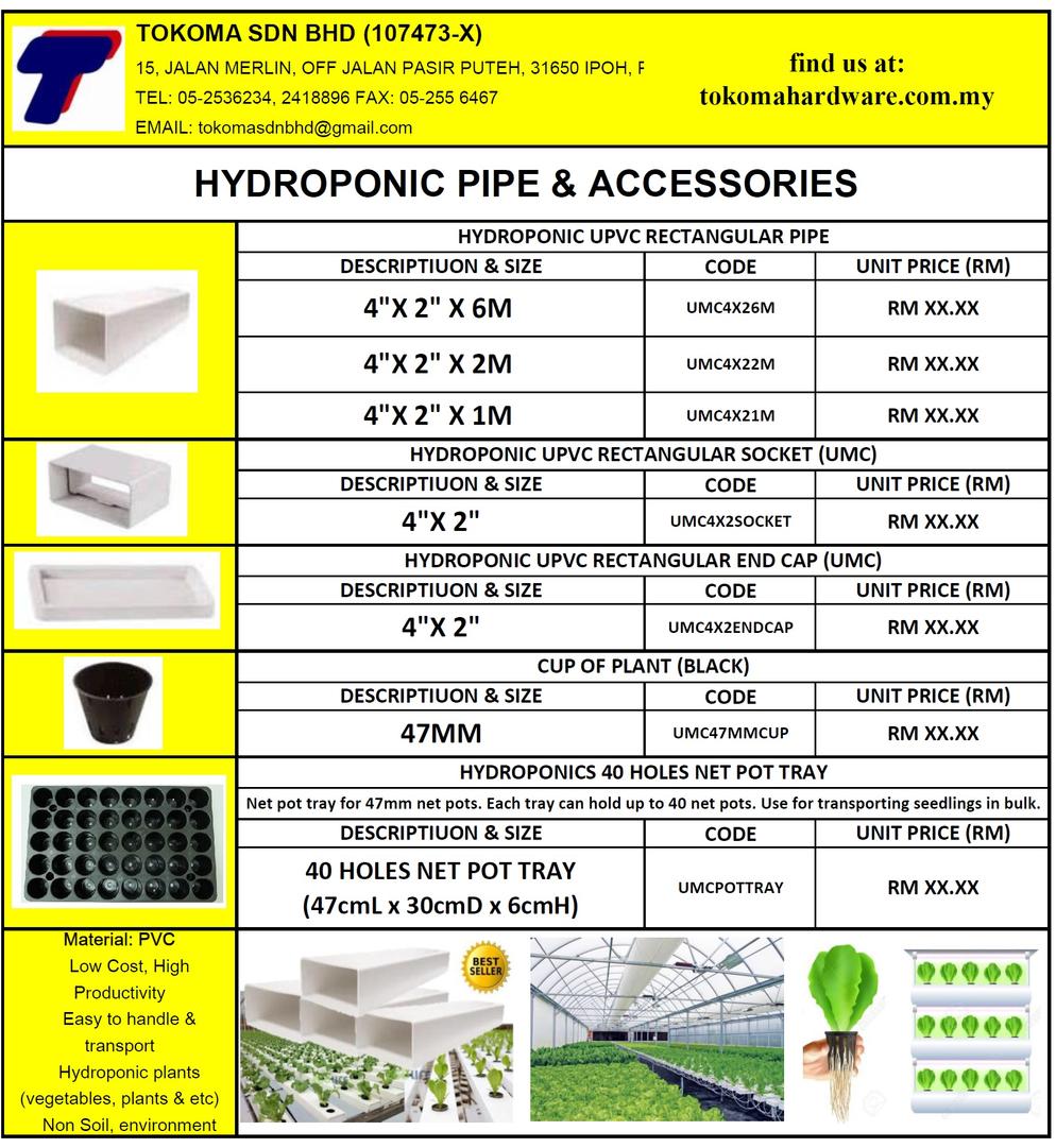 HYDROPONICS FARM IRRIGATION SYSTEM