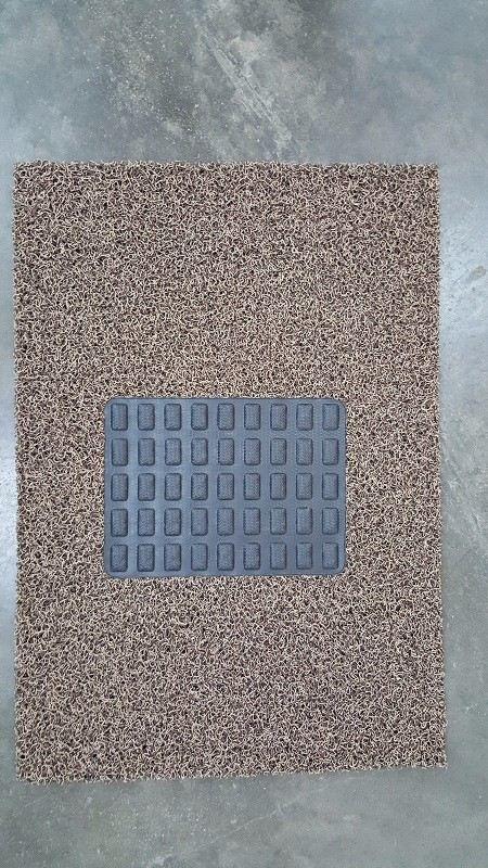 Driver Mat Car Mat (Nail Backing) - Two Tone