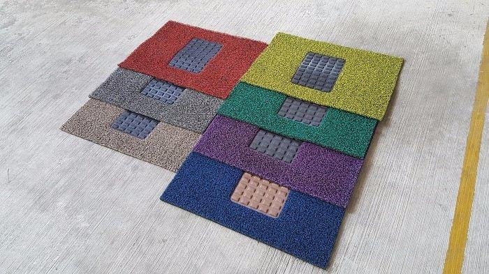 Driver Mat Car Mat (Nail Backing) - Two Tone