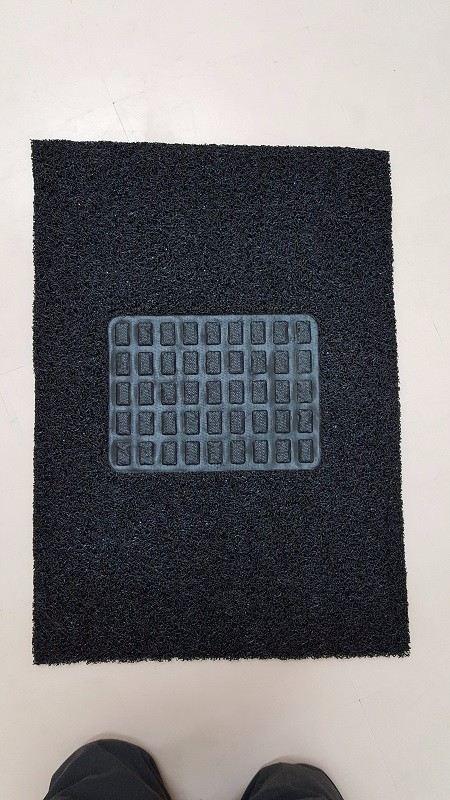 Driver Mat Car Mat (Nail Backing) - One Tone