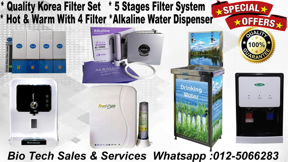 Square Black 7 Plates Alkaline Water Ionizer