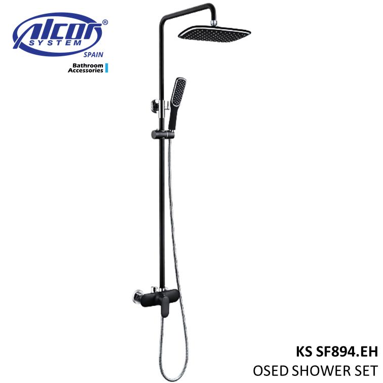 Alcor System Exposed Shower Set - Black Series