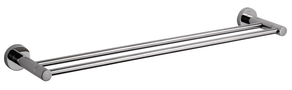 Stainless steel double towel bar(matt)RAL2113/750(M)