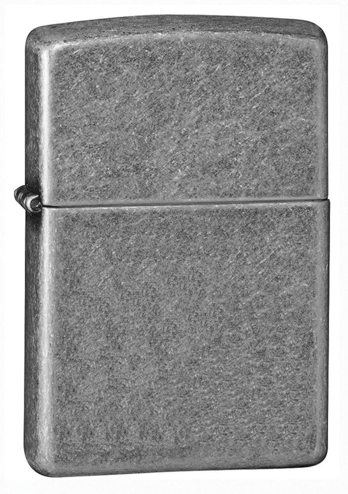 Zippo 121 Antique Silver Plate Windproof Lighter