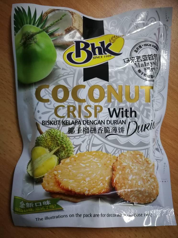 Coconut Crisp with Durian