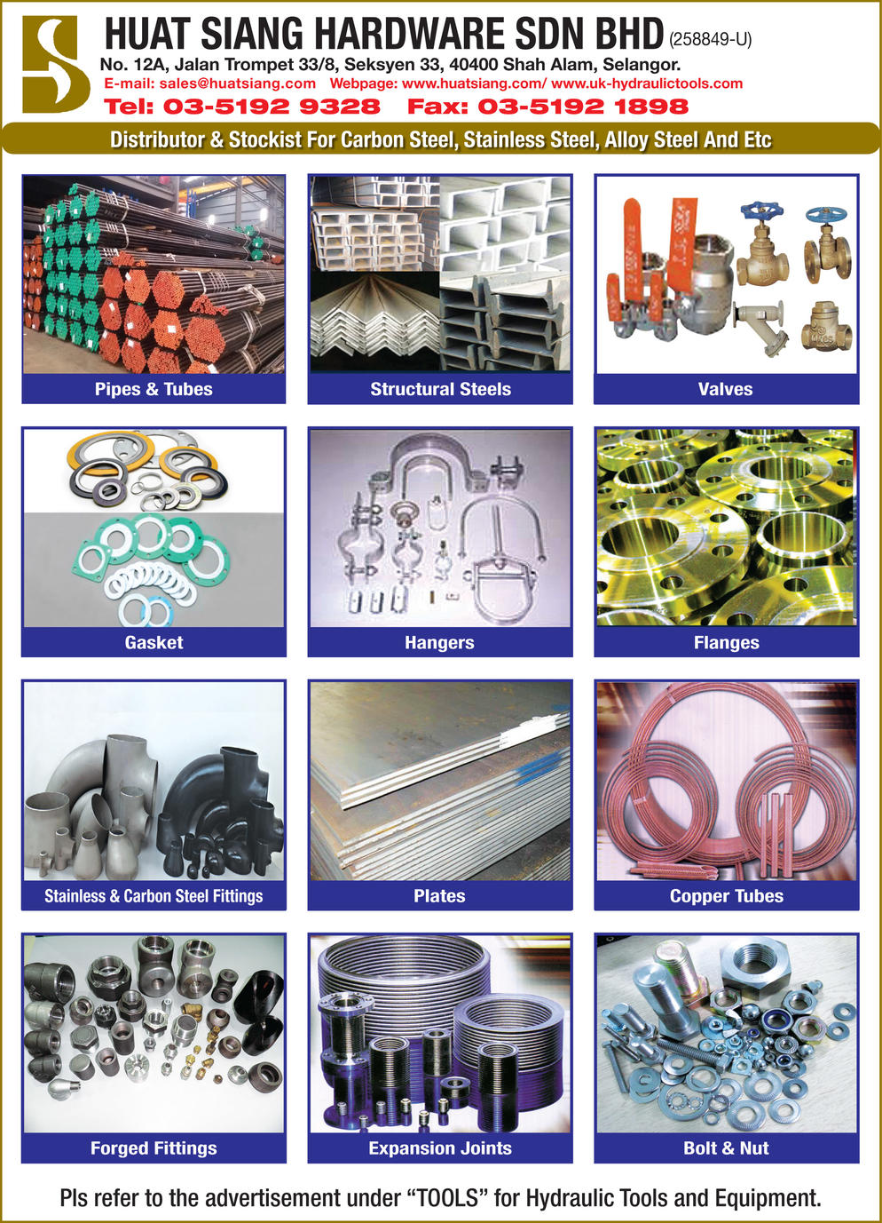 Huat Siang Hardware Sdn Bhd P Panpages Solutions M Sdn Bhd
