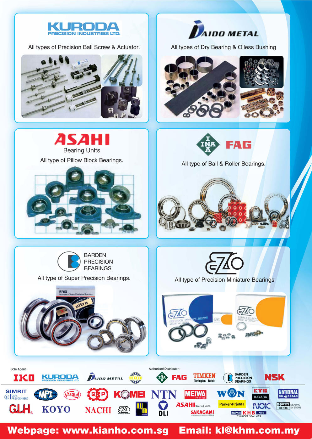 KIAN HO BEARINGS (M) SDN. BHD. B PanPages Solutions (M) Sdn. Bhd.